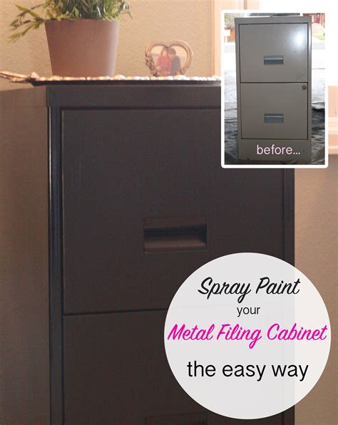 spray paint a steel file cabinet|paint for metal filing cabinet.